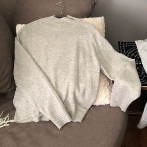 Wool cashmere sweater.